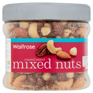 Waitrose Roasted Salted Mixed Nut Tub
